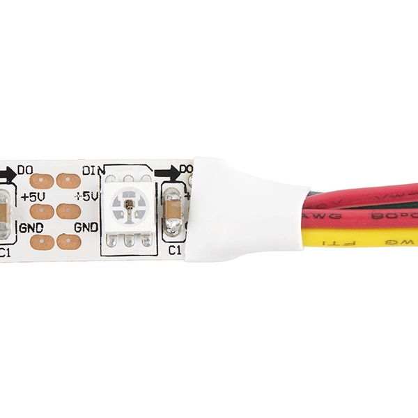 WS2812B DC5V Series Flexible LED Strip Lights, Programmable Pixel Full Color Chasing, Indoor Use, 300LEDs 16.4ft Per Reel By Sale WS2812B DC5V Series Flexible LED Strip Lights, Programmable Pixel Full Color Chasing, Indoor Use, 300LEDs 16.4ft Per Reel By Sale